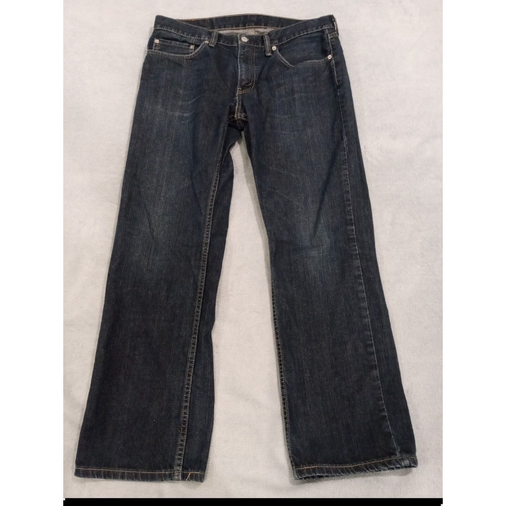 Mens Levi's 559 Dark Wash Denim Blue Jeans Red Tab 34x30
